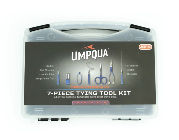 Umpqua Dream Stream Plus 7 Piece Core Fly Tying Tool Kit is the perfect gift for fly tying beginners